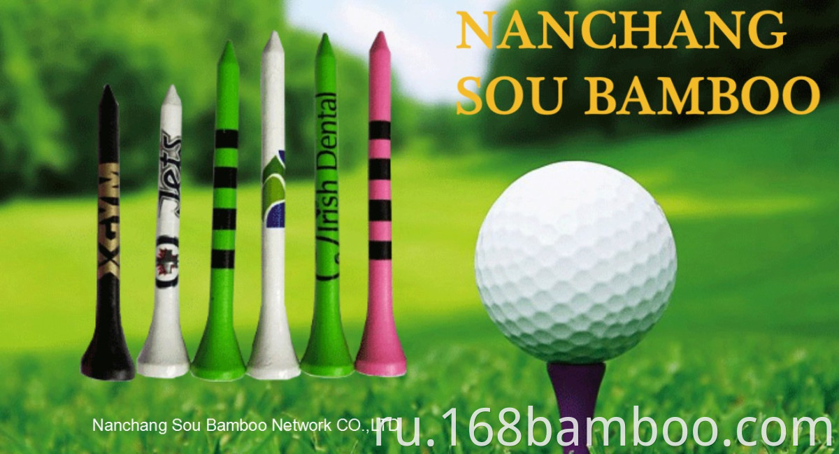 Bamboo golf tee